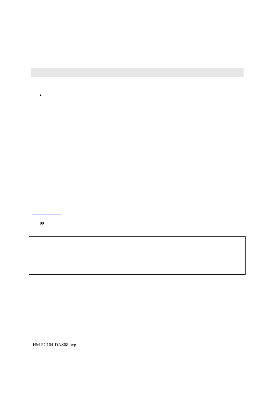 Management committed to your satisfaction | Measurement Computing PC104-DAS08 User Manual | Page 2 / 24