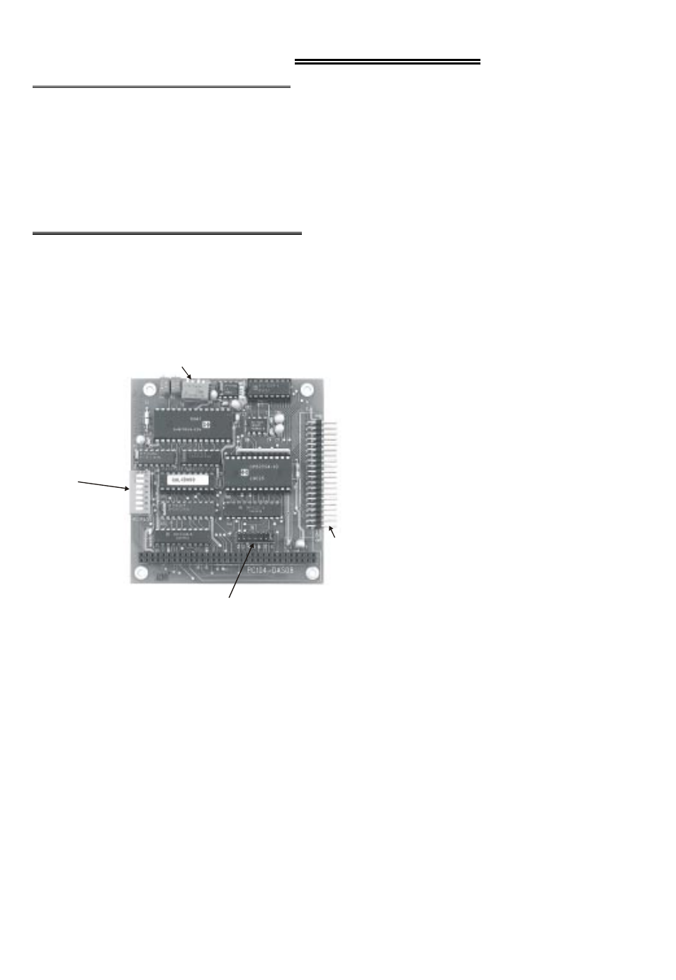 1 installation 1.1 software installation, 2 hardware installation | Measurement Computing PC104-DAS08 User Manual | Page 5 / 24