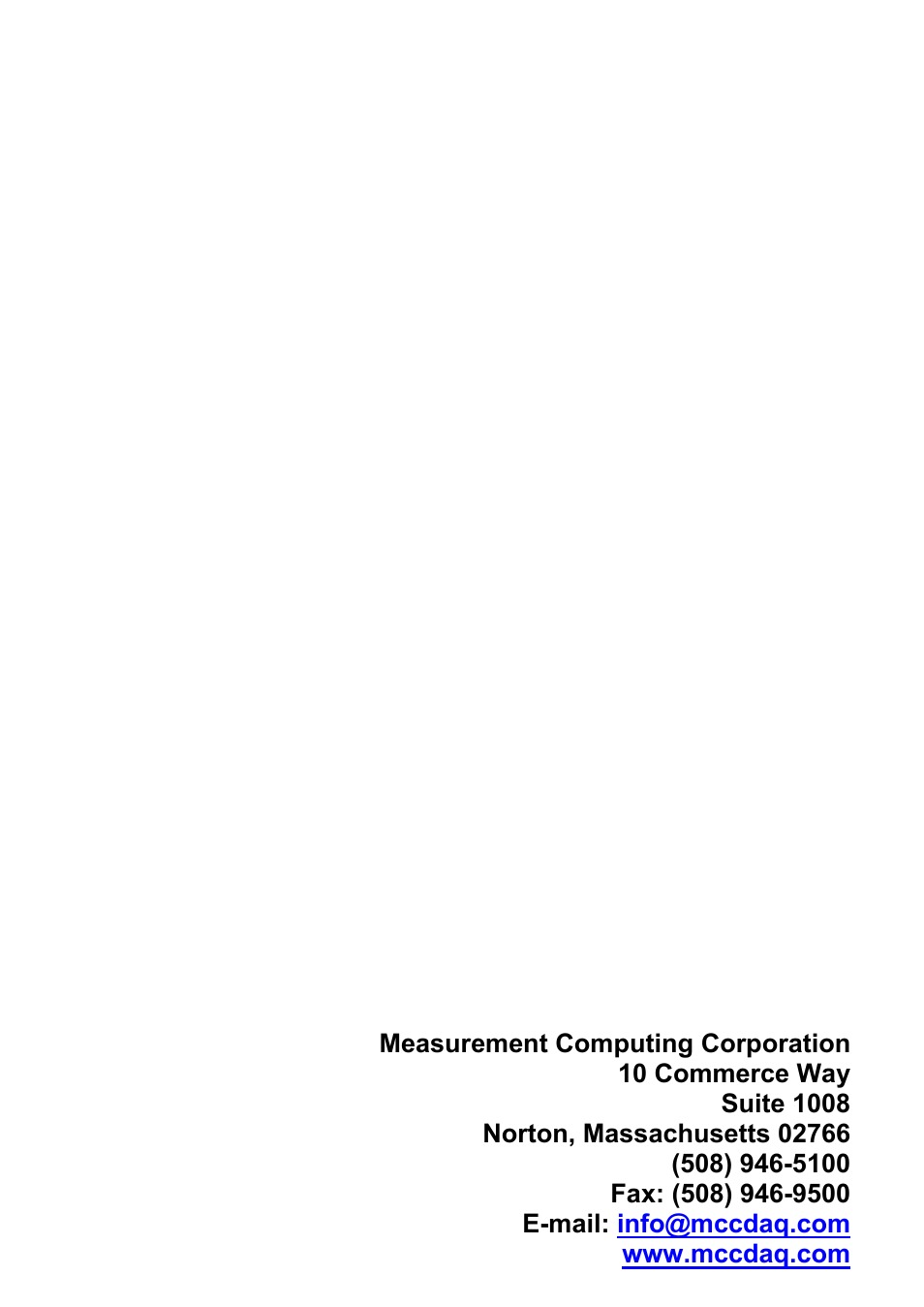 Measurement Computing PC104-DO48H User Manual | Page 16 / 16