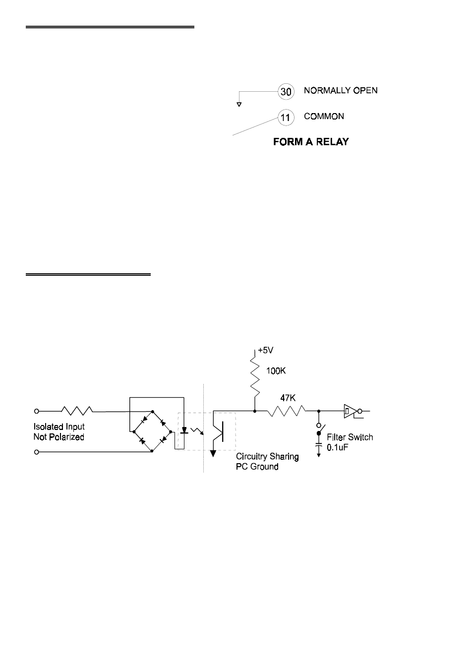 2 form a relay outputs, 3 isolated inputs | Measurement Computing PC104-PDISO8 User Manual | Page 14 / 20