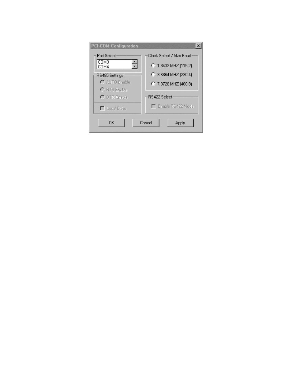 Measurement Computing PCI-COM232 User Manual | Page 10 / 24