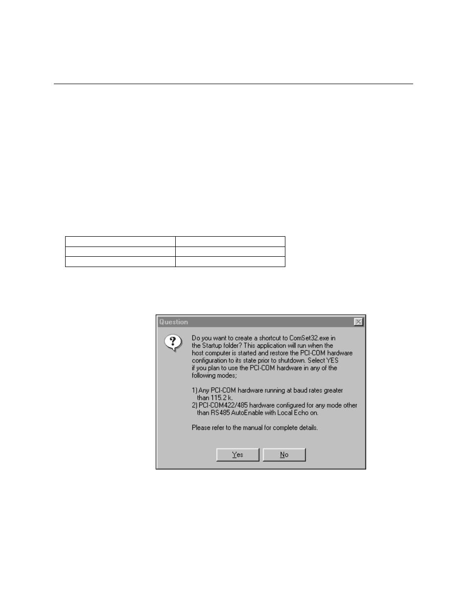 Measurement Computing PCI-COM422/485 User Manual | Page 6 / 24