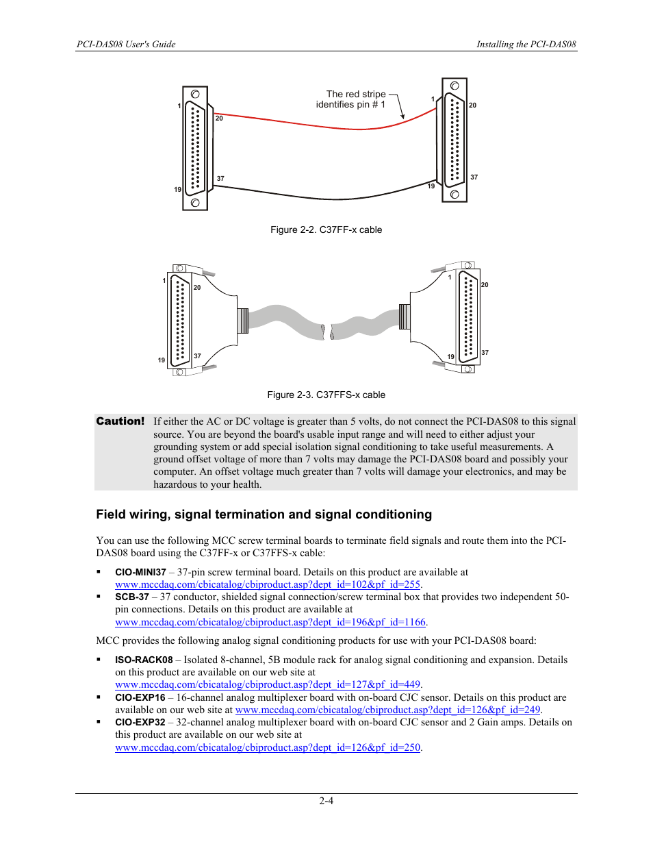 Figure 2-3 | Measurement Computing PCI-DAS08 User Manual | Page 12 / 19