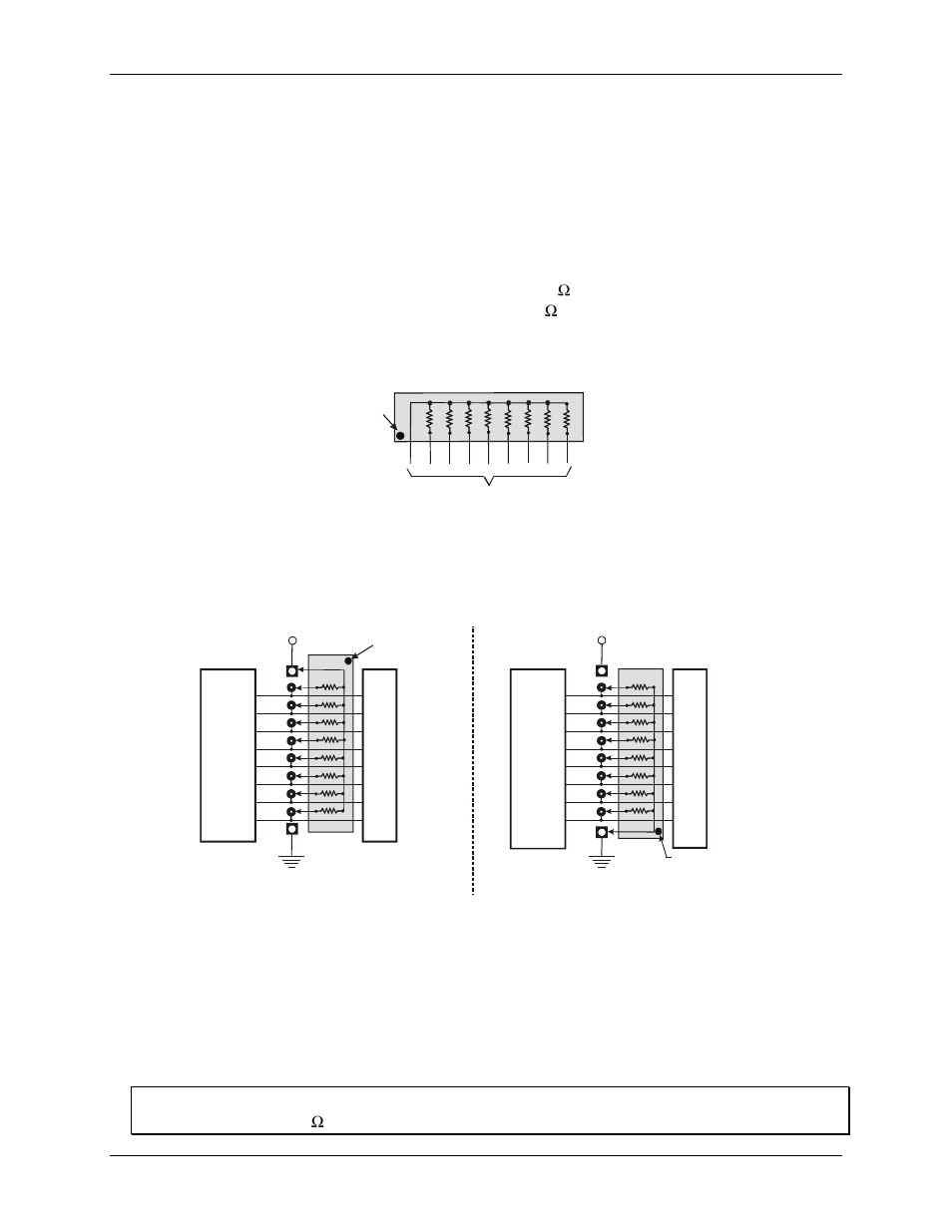 Signal level control, Pci-dio24h user's guide functional details, Figure 5. eight-resistor sip schematic | Port a, Port b, Port c | Measurement Computing PCI-DIO24H User Manual | Page 13 / 17