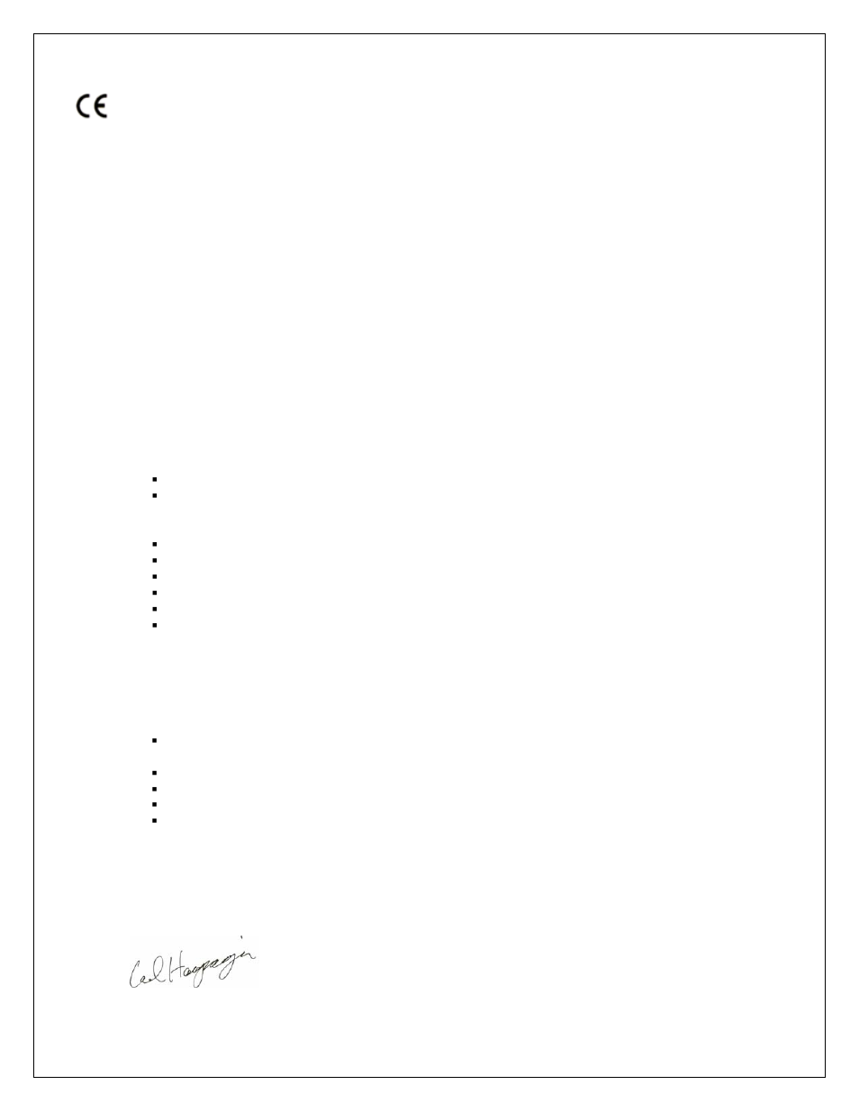 Declaration of conformity | Measurement Computing PCI-QUAD04 User Manual | Page 15 / 16