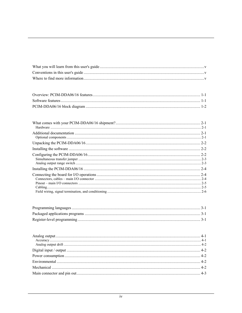 Measurement Computing PCIM-DDA06/16 User Manual | Page 5 / 20