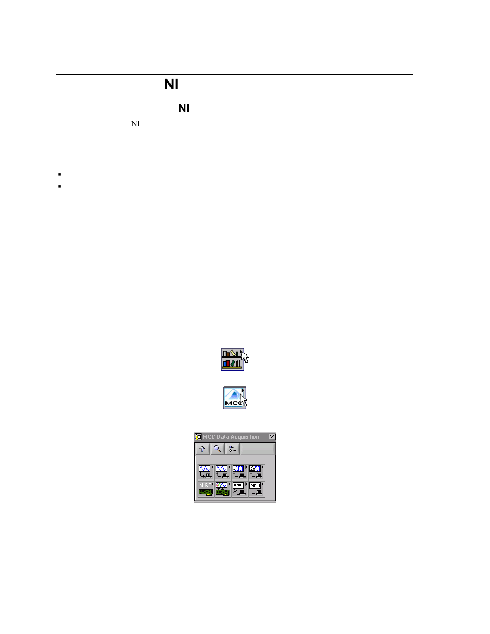 Using the library with labview, How to use the labview extensions (vis), How to use the ni labview extensions (vis) | Using the library with ni labview | Measurement Computing UL for NI LabVIEW User Manual | Page 14 / 109
