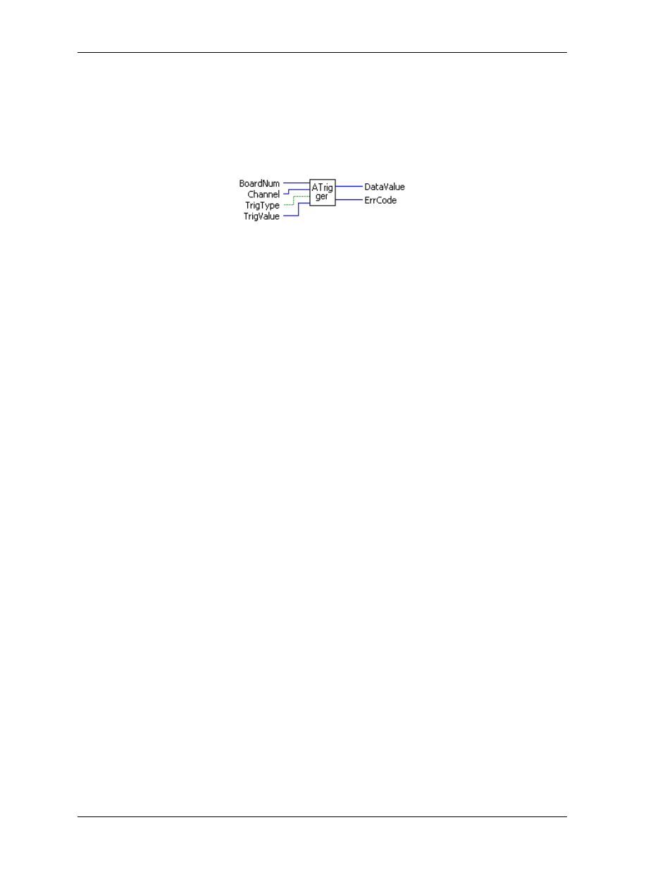 Atrigger.vi | Measurement Computing UL for NI LabVIEW User Manual | Page 27 / 109