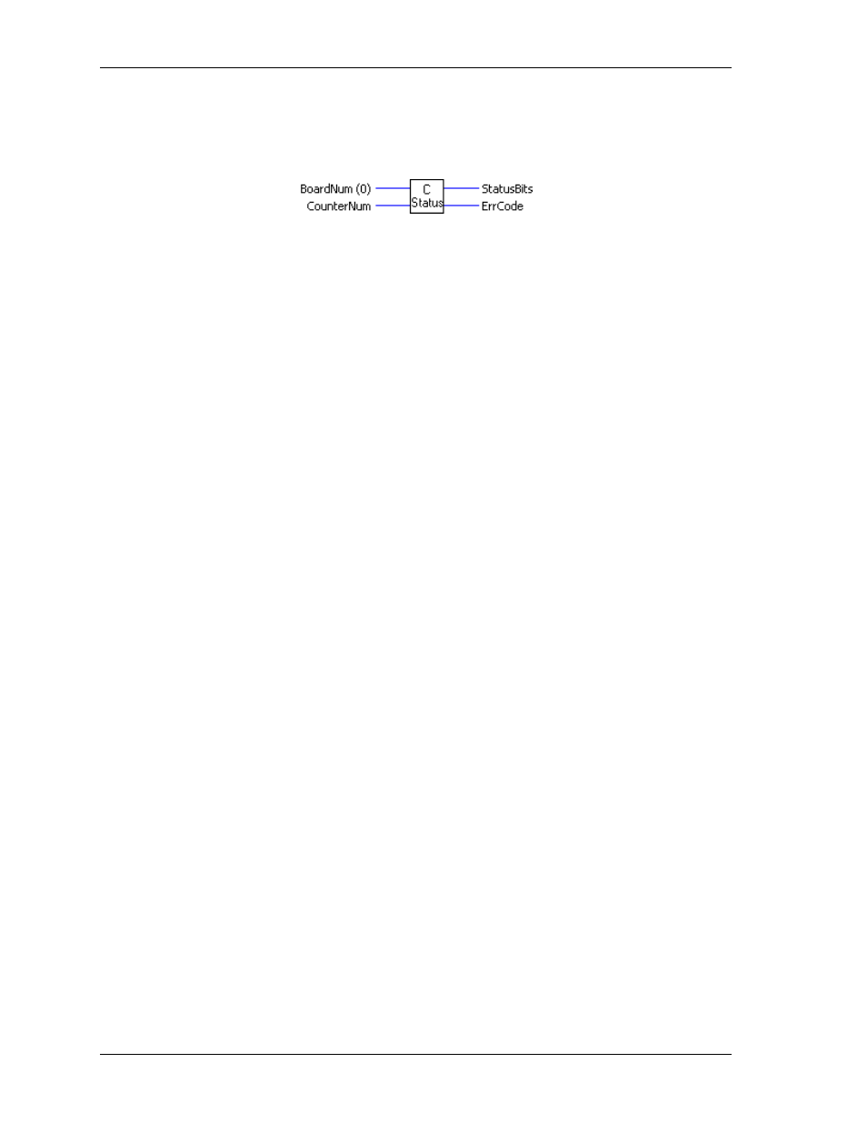 Cstatus.vi | Measurement Computing UL for NI LabVIEW User Manual | Page 67 / 109