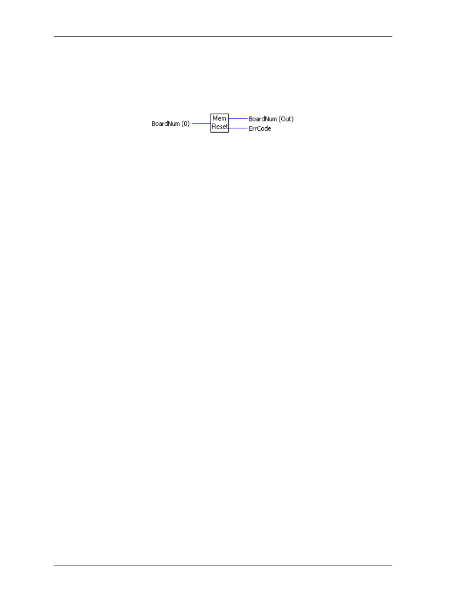 Memreset.vi | Measurement Computing UL for NI LabVIEW User Manual | Page 91 / 109