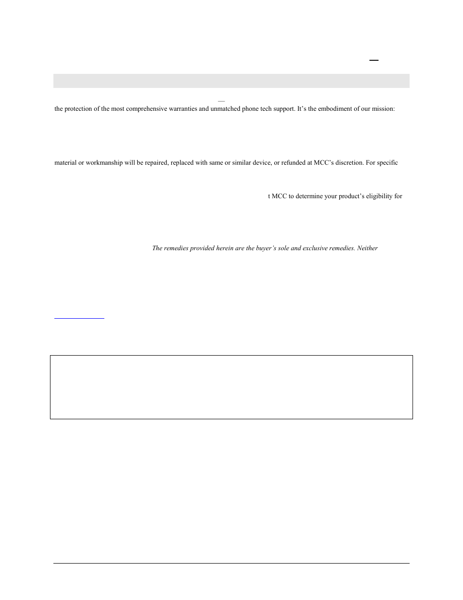 Management committed to your satisfaction | Measurement Computing ULx for NI LabVIEW Quick Start User Manual | Page 2 / 8