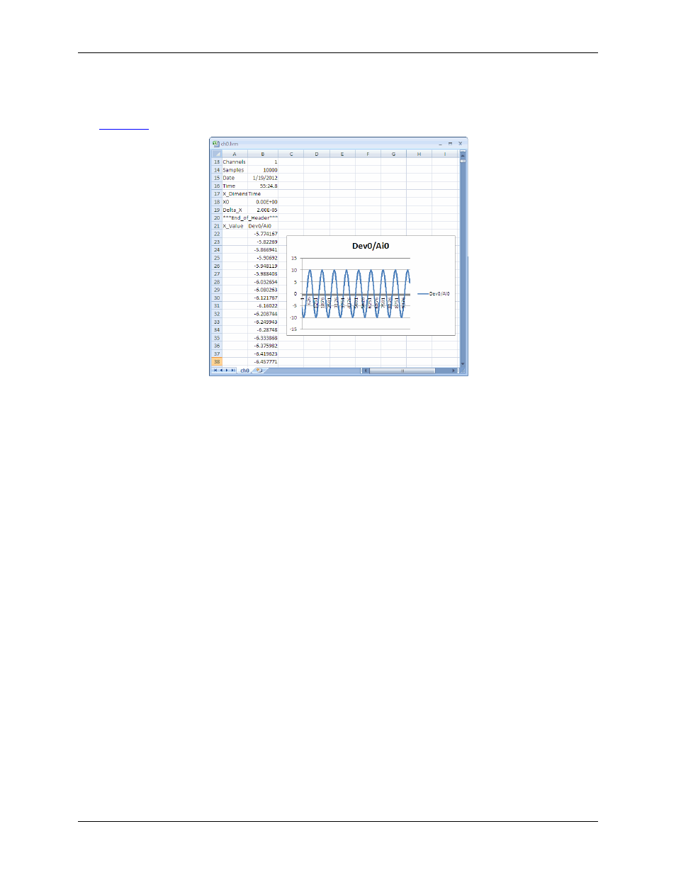 View logged data, Help file | Measurement Computing ULx for NI LabVIEW Quick Start User Manual | Page 7 / 8