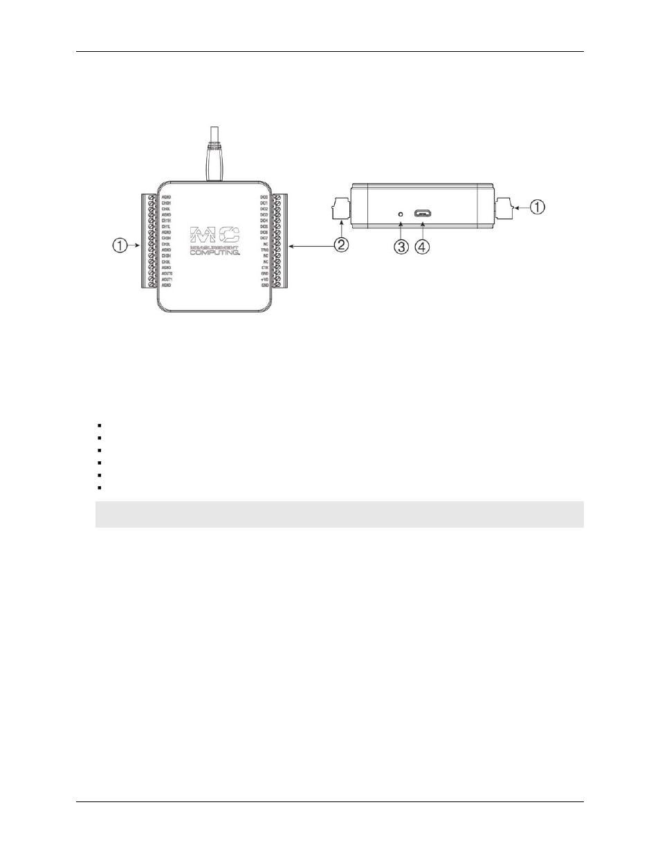 External components, Screw terminals | Measurement Computing USB-231 User Manual | Page 11 / 29