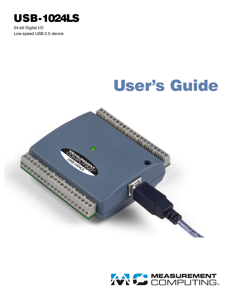 Measurement Computing USB-1024LS User Manual | 19 pages