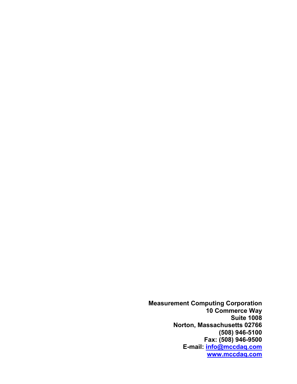 Measurement Computing USB-1024LS User Manual | Page 19 / 19