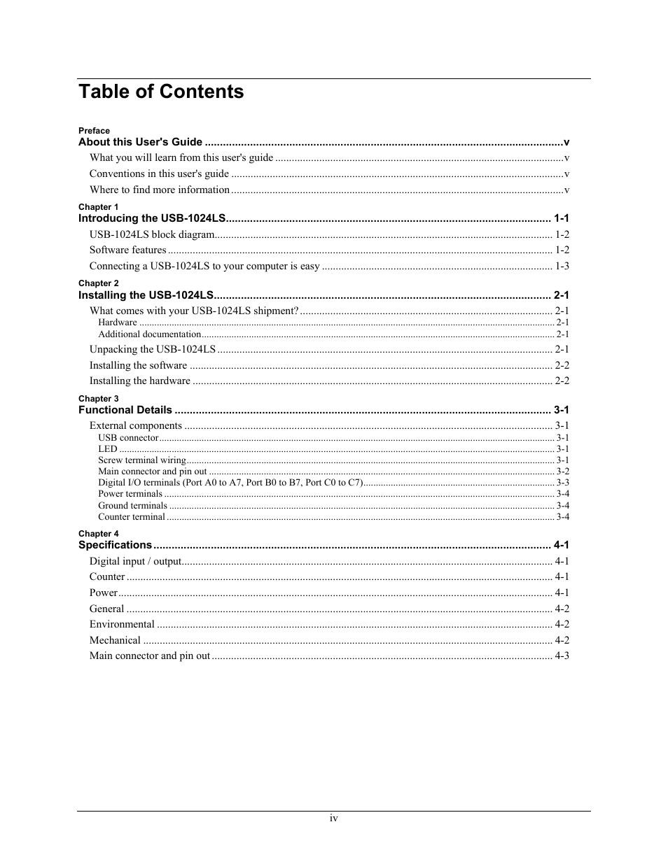 Measurement Computing USB-1024LS User Manual | Page 4 / 19