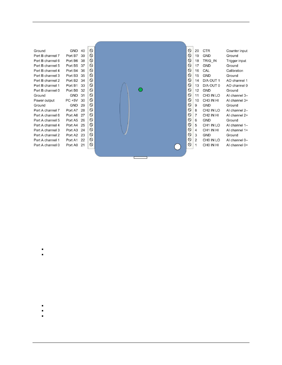 Signal connections, Analog inputs, Single-ended configuration | Differential configuration | Measurement Computing USB-1208LS User Manual | Page 11 / 26