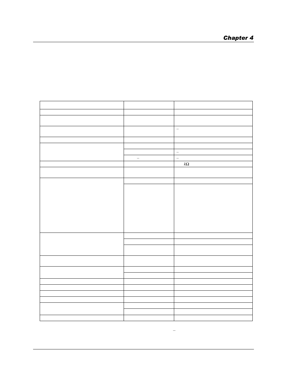 Specifications, Analog input, Chapter 4 | Measurement Computing USB-1208LS User Manual | Page 19 / 26