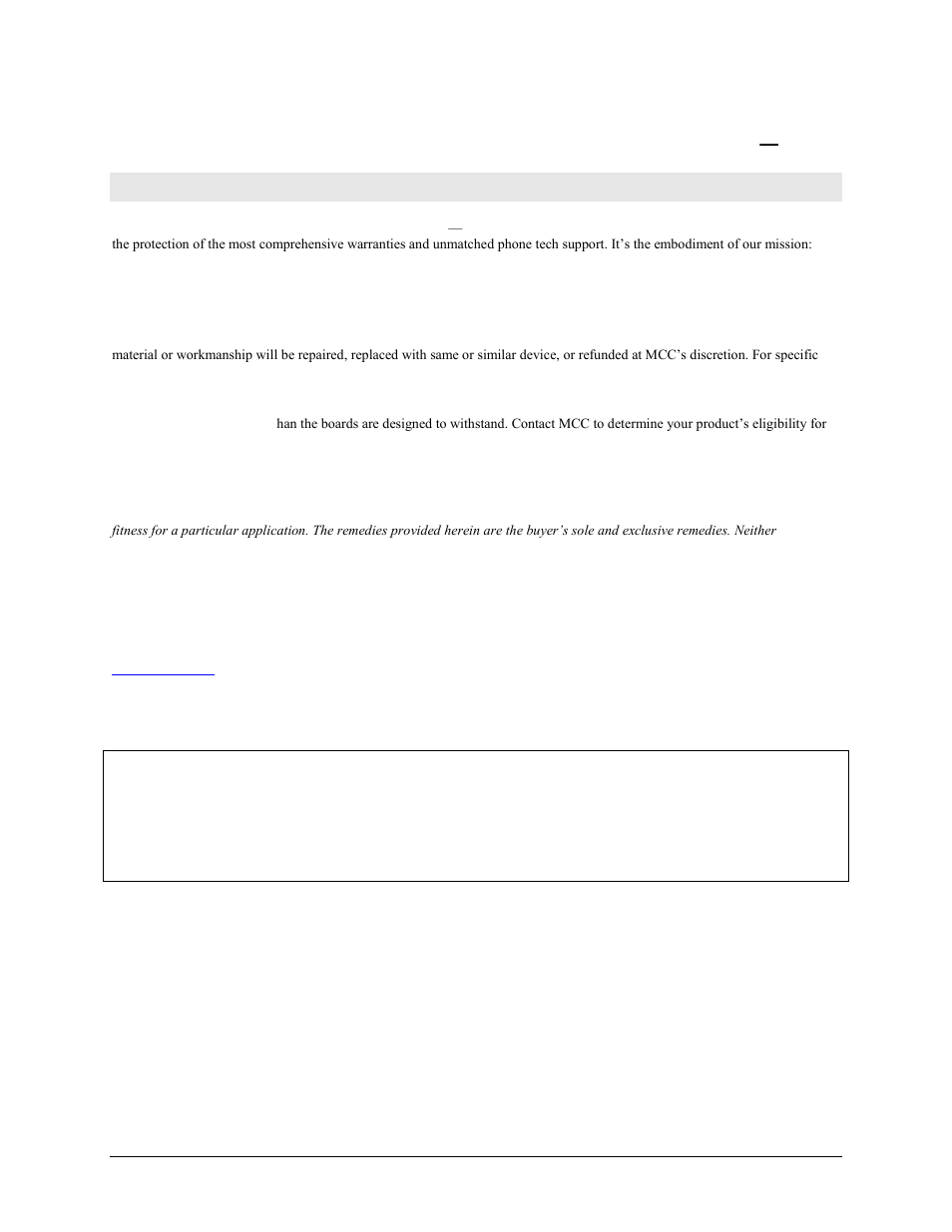 Management committed to your satisfaction | Measurement Computing USB-1208LS User Manual | Page 2 / 26