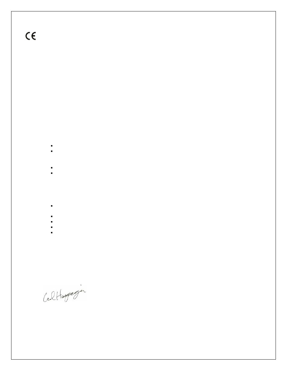 Declaration of conformity | Measurement Computing USB-1208FS User Manual | Page 28 / 29