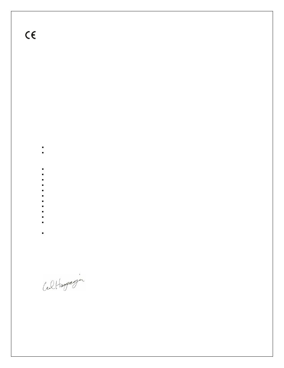 Declaration of conformity | Measurement Computing USB-1208HS-4AO User Manual | Page 24 / 25