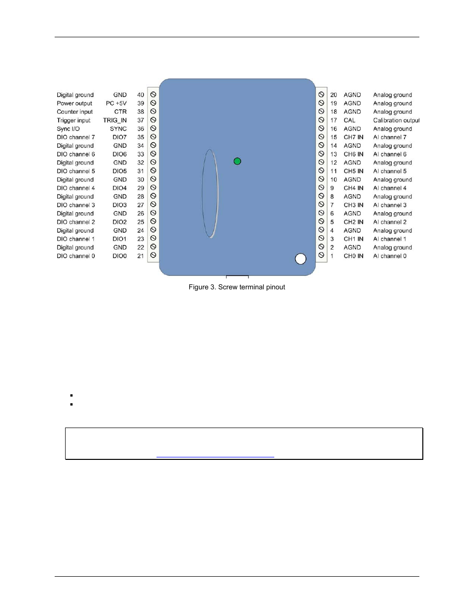 Signal connections, Analog input | Measurement Computing USB-1608FS User Manual | Page 11 / 26