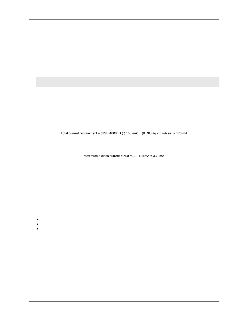 Ground, Power output, Accuracy | Measurement Computing USB-1608FS User Manual | Page 14 / 26
