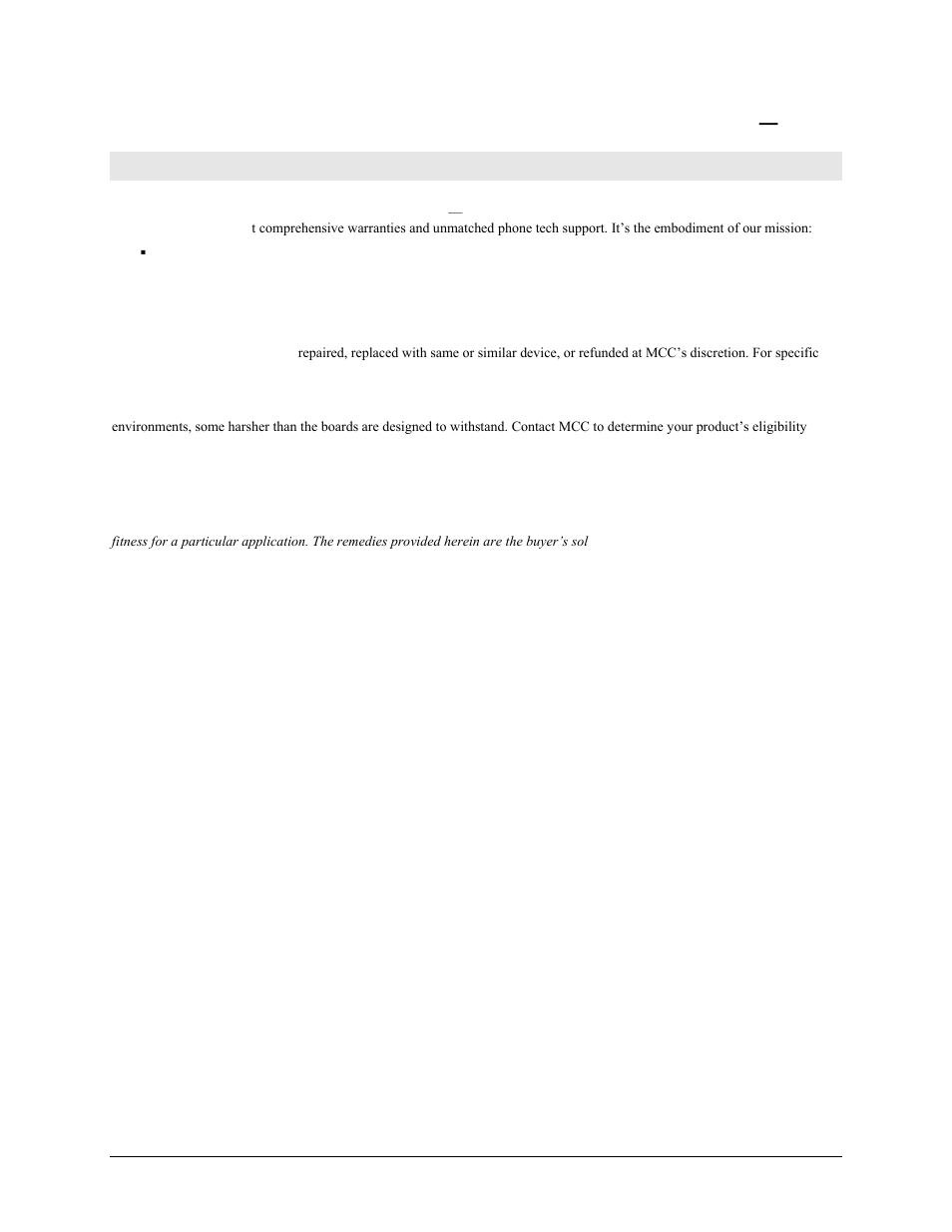 Management committed to your satisfaction | Measurement Computing USB-1608HS User Manual | Page 3 / 31