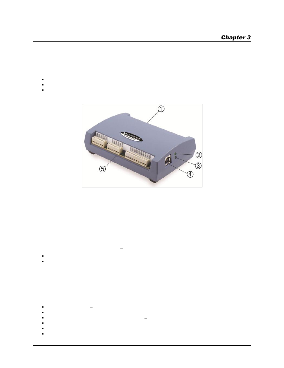 Functional details, External components, Usb connector | Leds, Screw terminals | Measurement Computing USB-2408 Series User Manual | Page 10 / 34