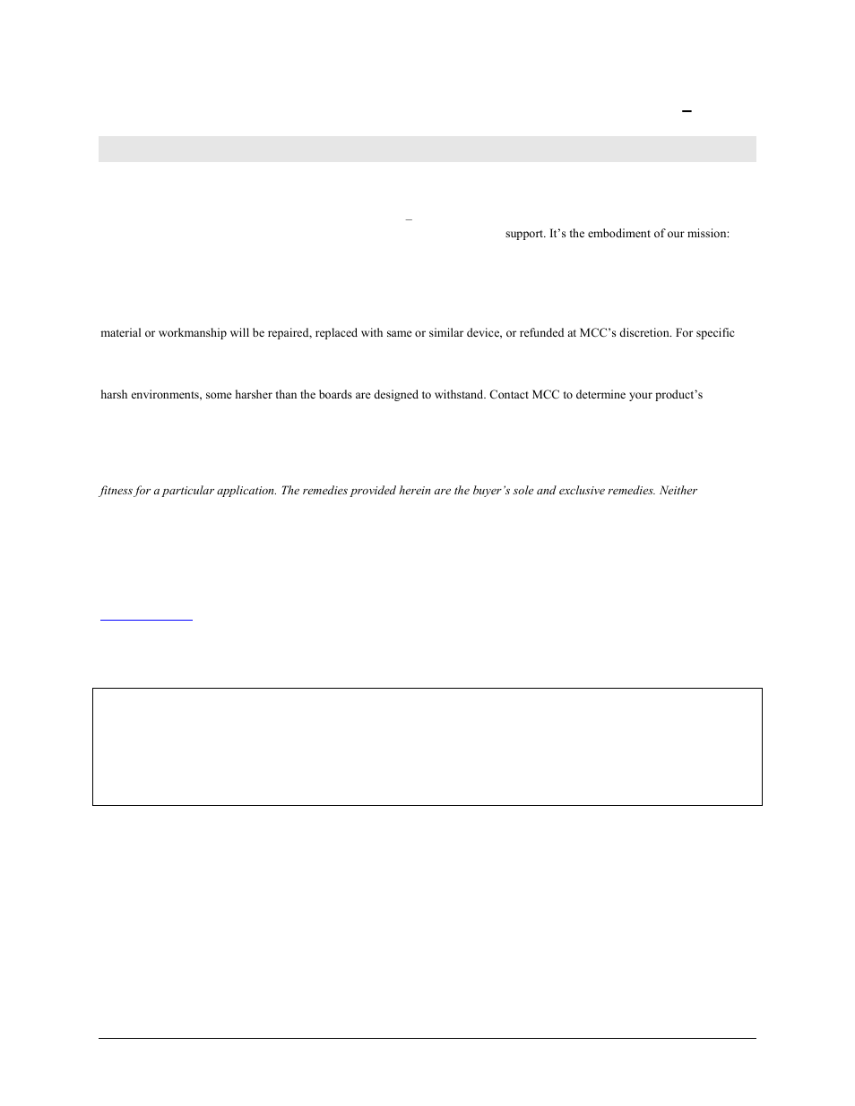 Management committed to your satisfaction | Measurement Computing USB-2408 Series User Manual | Page 2 / 34