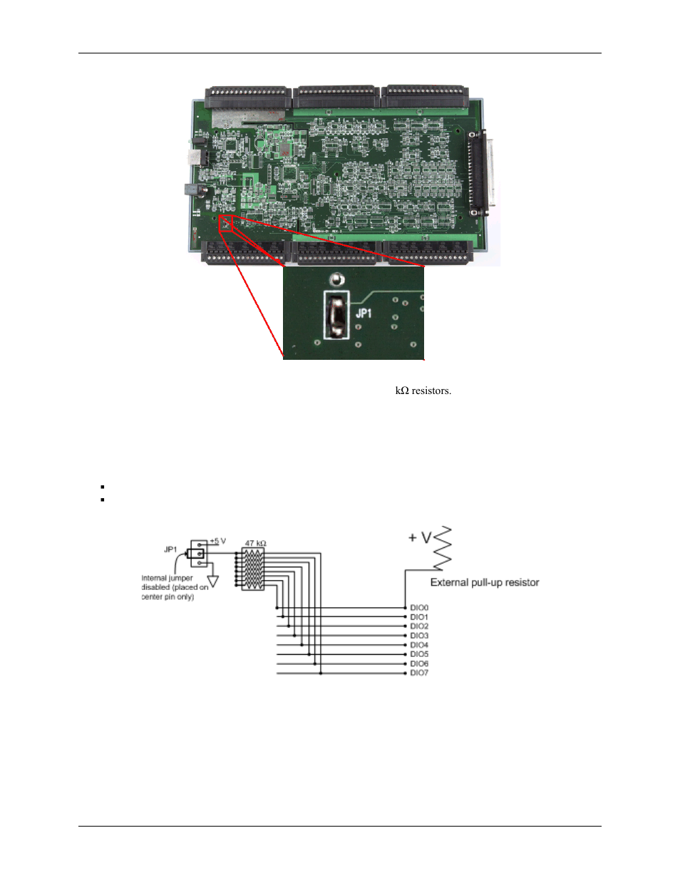 External pull-up/pull-down capability, Counter input terminals (ctr0, ctr1) | Measurement Computing USB-2416 User Manual | Page 19 / 49