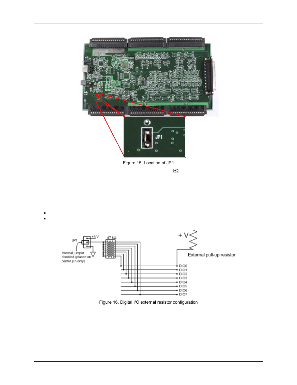 External pull-up/pull-down capability, Counter input terminals (ctr0, ctr1) | Measurement Computing USB-2416-4AO User Manual | Page 19 / 50
