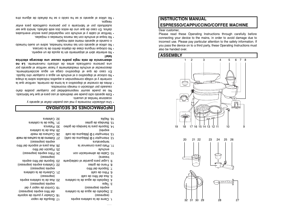 Assembly safety information, Montaje informaciones de seguridad | Continental CP43609 User Manual | Page 3 / 10