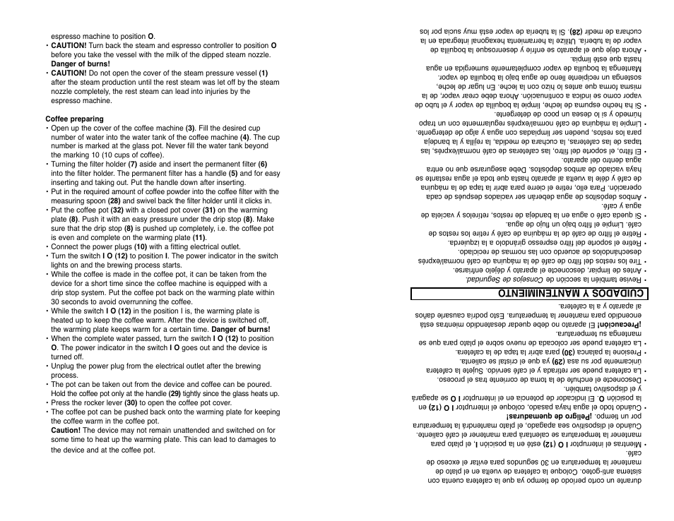 Cuidados y mantenimiento | Continental CP43609 User Manual | Page 8 / 10