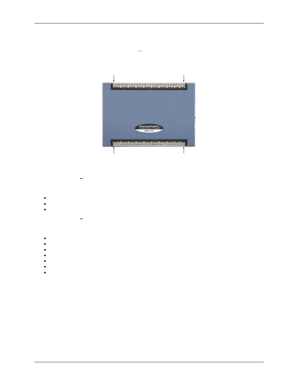 Screw terminal banks, Screw terminal – pins 1-28, Screw terminal – pins 29-56 | Measurement Computing USB-3101 User Manual | Page 14 / 24