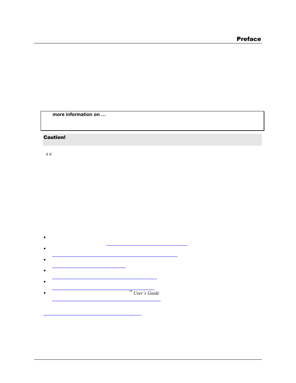 Preface, About this user's guide, What you will learn from this user's guide | Conventions in this user's guide, Where to find more information | Measurement Computing USB-3101FS User Manual | Page 6 / 18