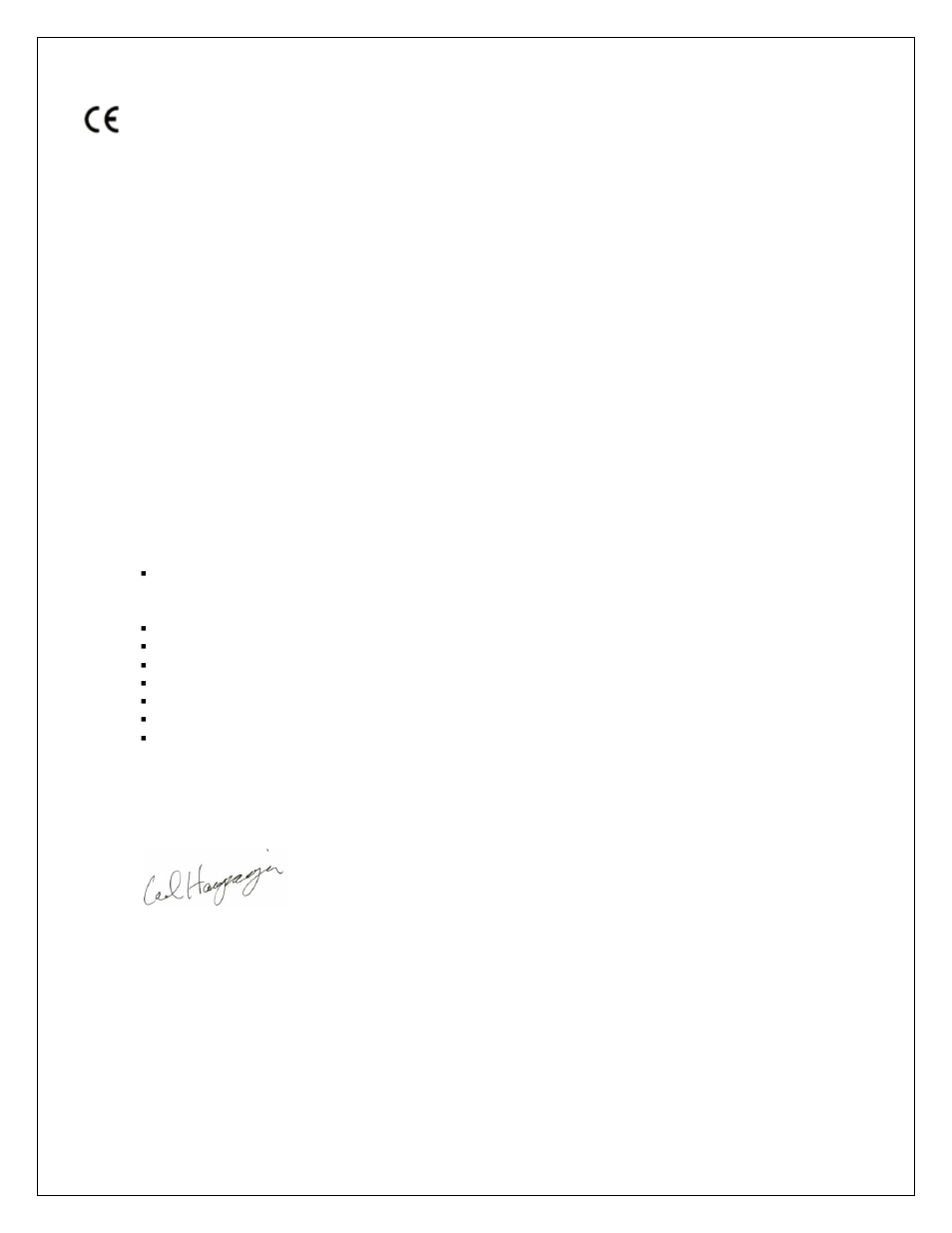 Declaration of conformity | Measurement Computing USB-3110 User Manual | Page 24 / 25