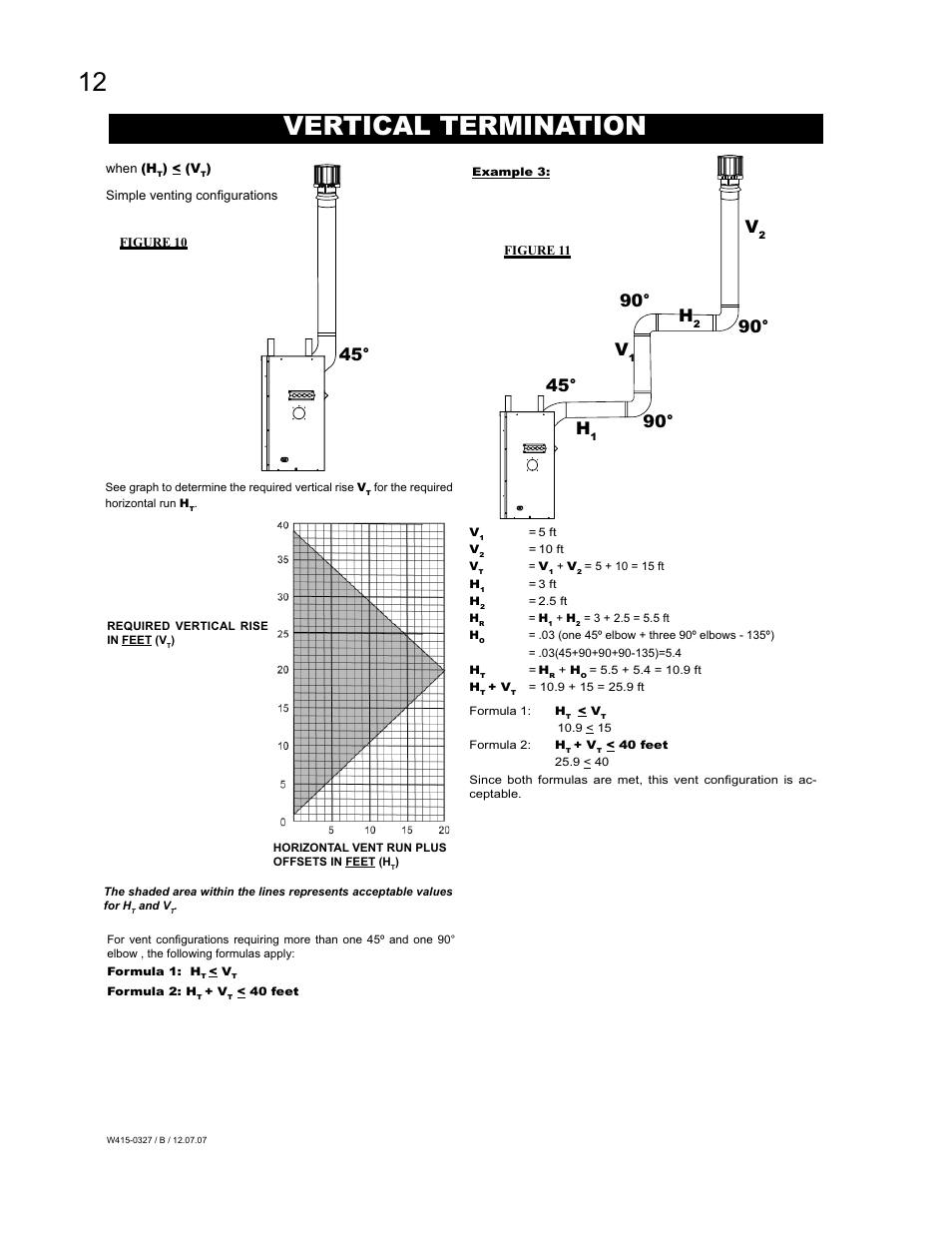 12 vertical termination, 90° v | Continental BCDV48N User Manual | Page 12 / 28