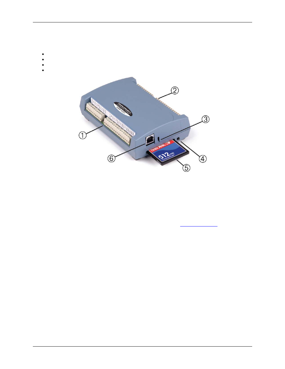 External components, Screw terminals, Usb connector | Measurement Computing USB-5201 User Manual | Page 14 / 27