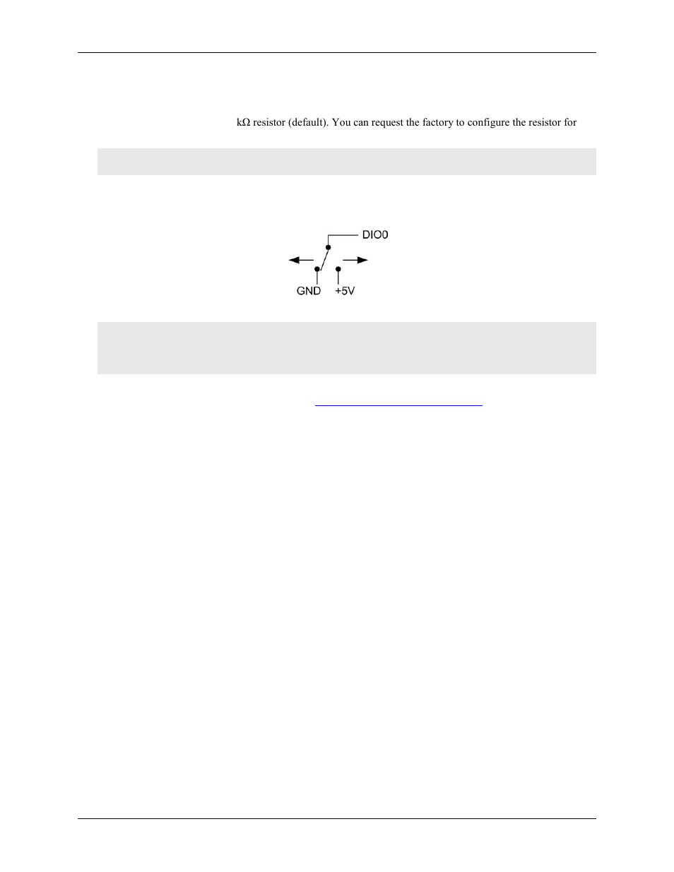 Digital i/o connections, Configuring the dio channels to generate alarms | Measurement Computing USB-5203 User Manual | Page 16 / 33