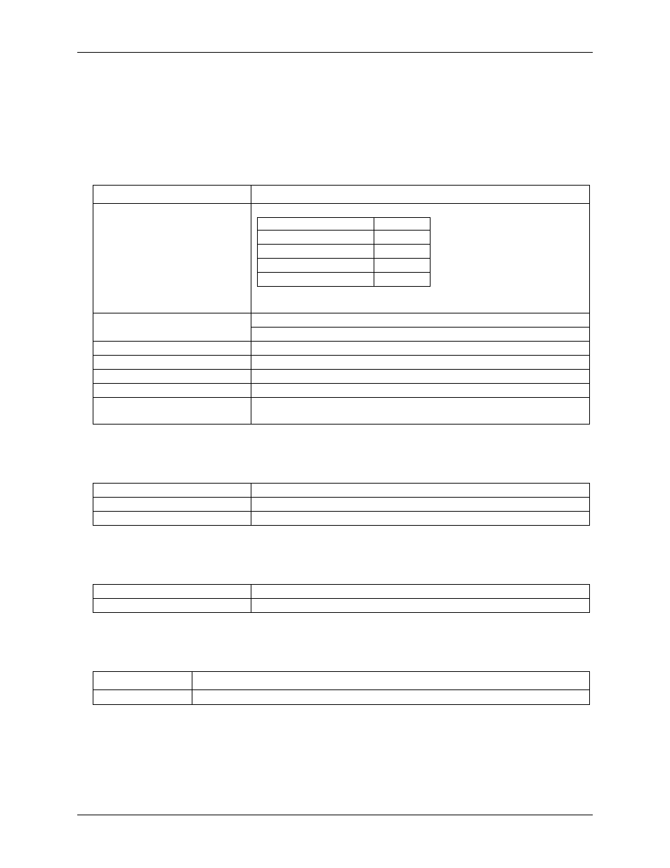 Current excitation outputs (ix+), Environmental, Mechanical | Screw terminal connector | Measurement Computing USB-5203 User Manual | Page 30 / 33