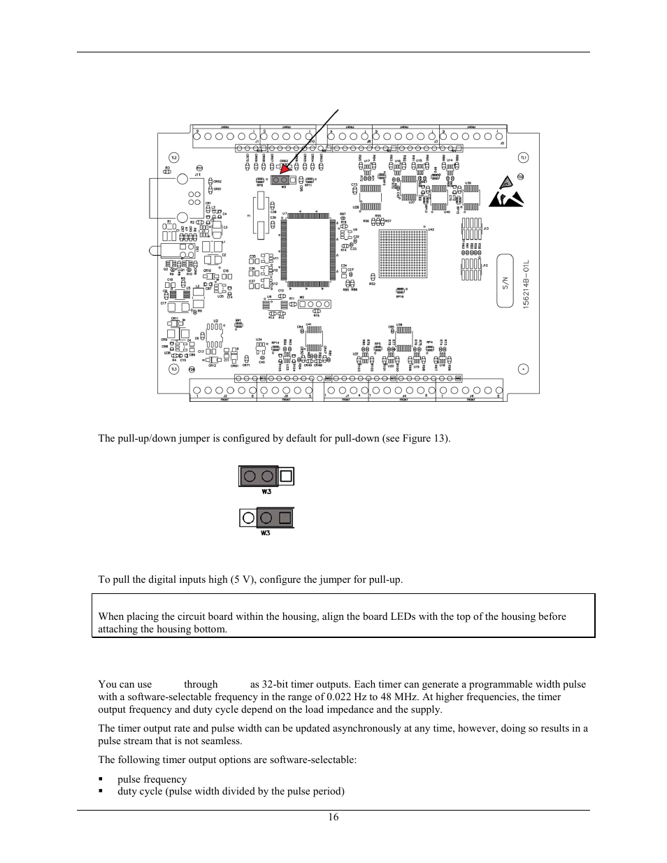 Timer output, Ee figure 12, Figure 13) | Figure 12 | Measurement Computing USB-CTR04 User Manual | Page 16 / 25