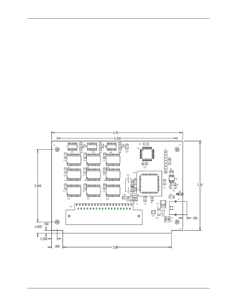 Output (source) current limits, Output (sink) current limits, Mechanical drawings | Measurement Computing USB-DIO24H/37 User Manual | Page 14 / 20