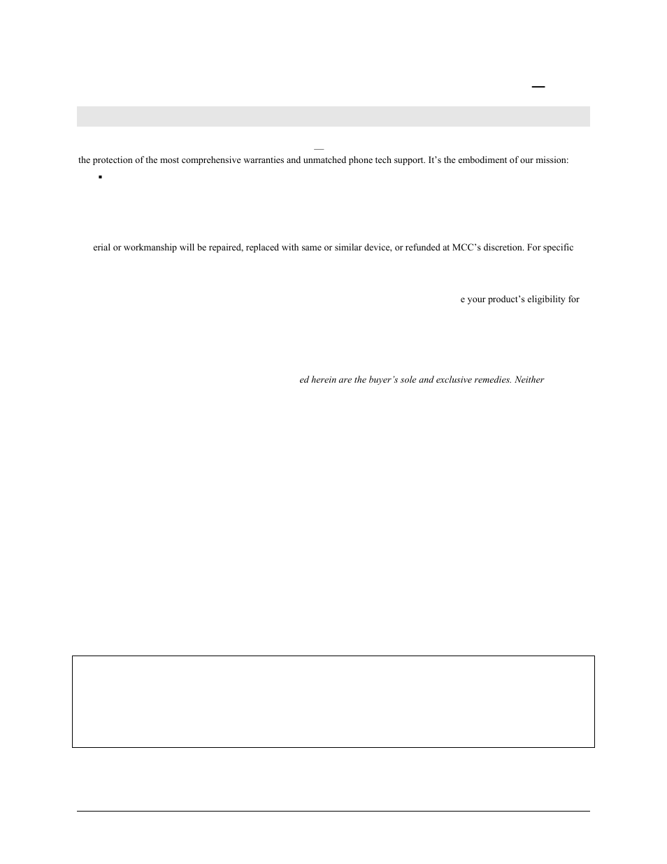 Management committed to your satisfaction | Measurement Computing USB-DIO24H/37 User Manual | Page 3 / 20