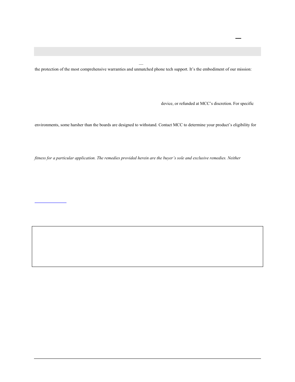 Management committed to your satisfaction | Measurement Computing USB-DIO96H User Manual | Page 2 / 24