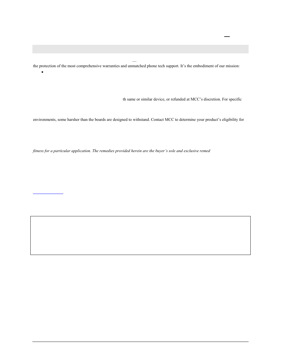 Management committed to your satisfaction | Measurement Computing USB-DIO96H-50 User Manual | Page 2 / 19