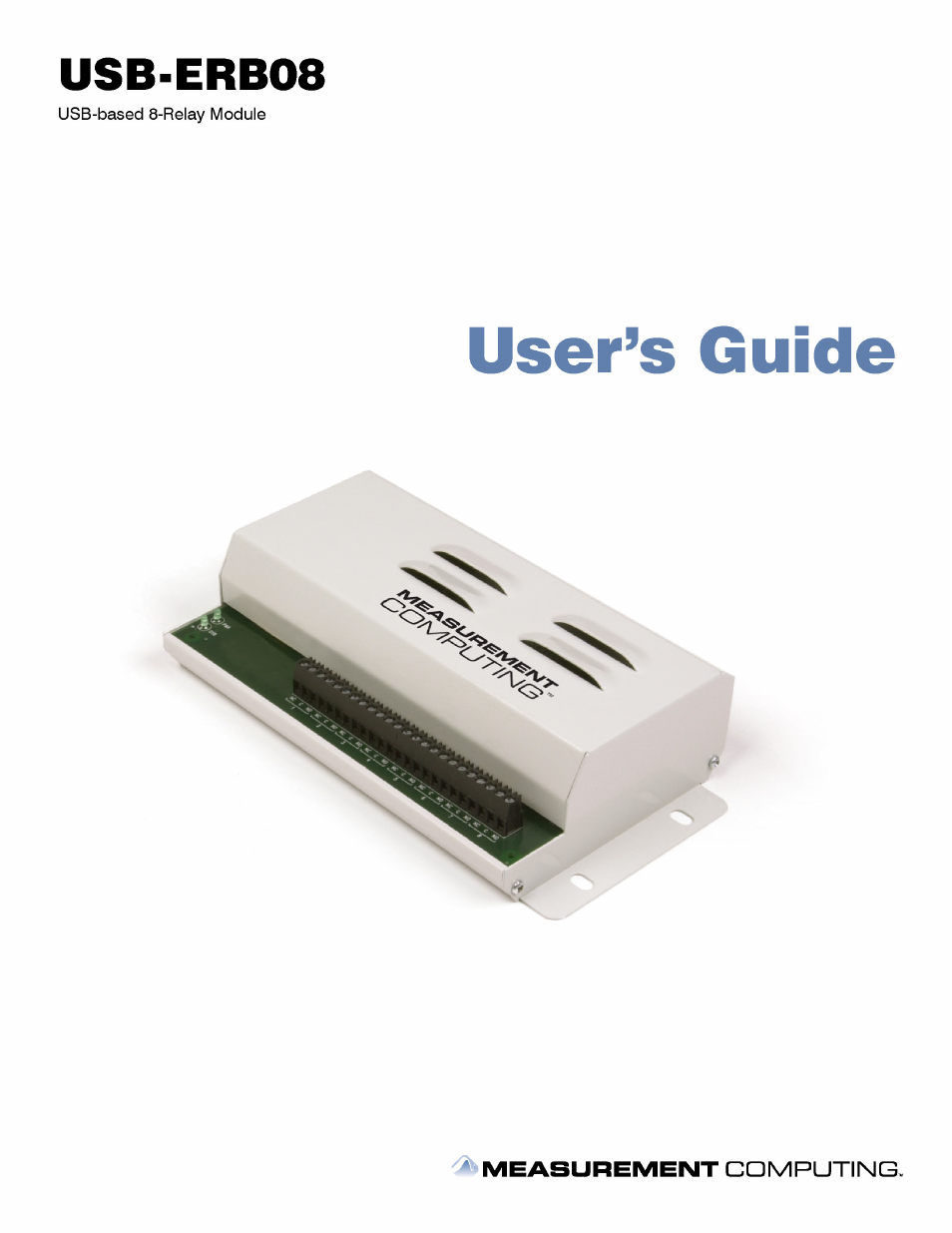 Measurement Computing USB-ERB08 User Manual | 23 pages