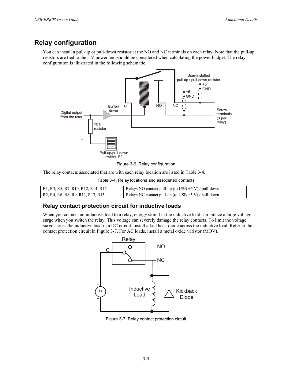 Relay configuration, Relay configuration -5 | Measurement Computing USB-ERB08 User Manual | Page 18 / 23