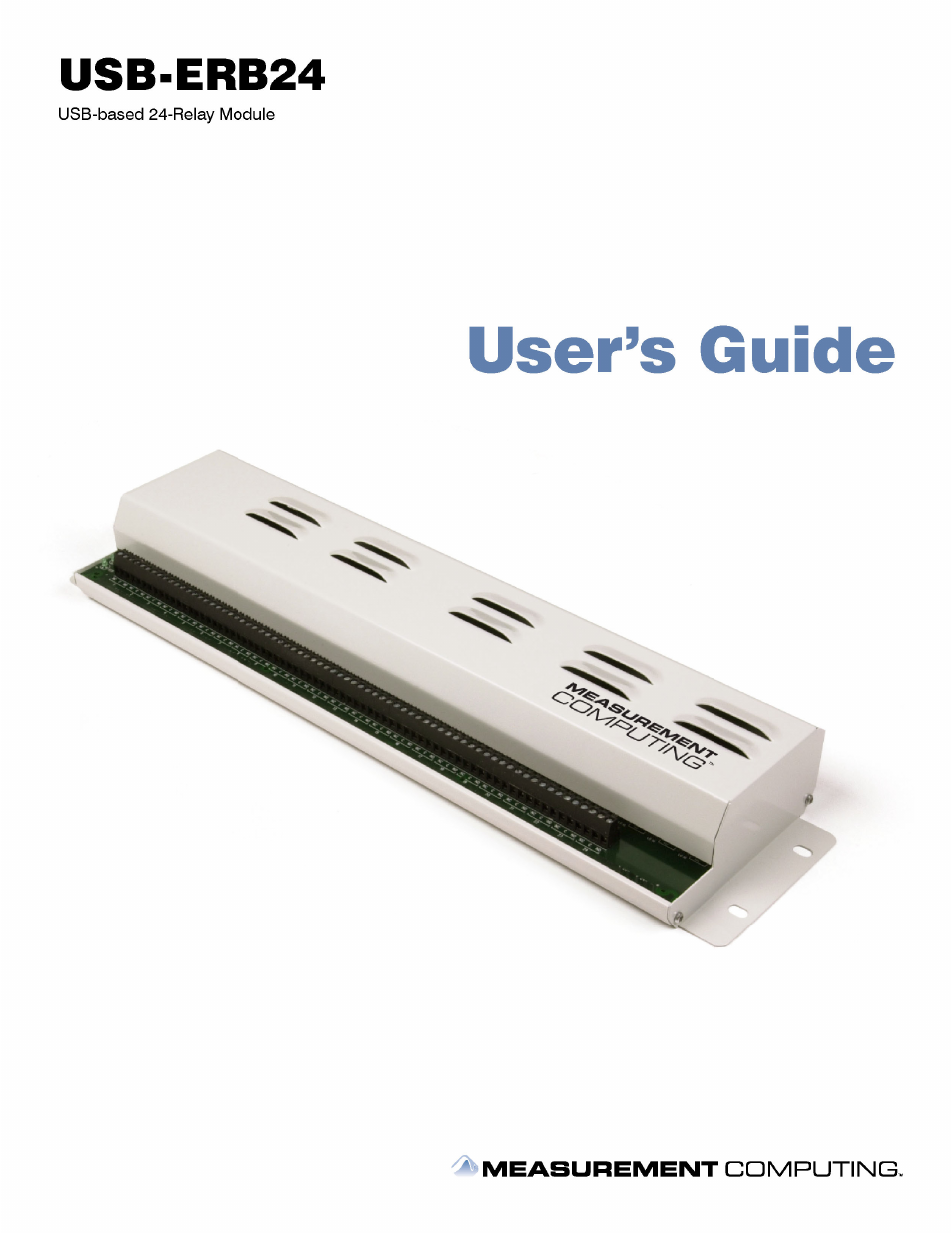 Measurement Computing USB-ERB24 User Manual | 26 pages