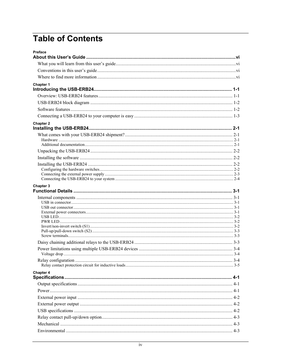 Measurement Computing USB-ERB24 User Manual | Page 5 / 26